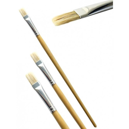 Pędzel Paskowy Płaski Rozmiar 4 Silveno