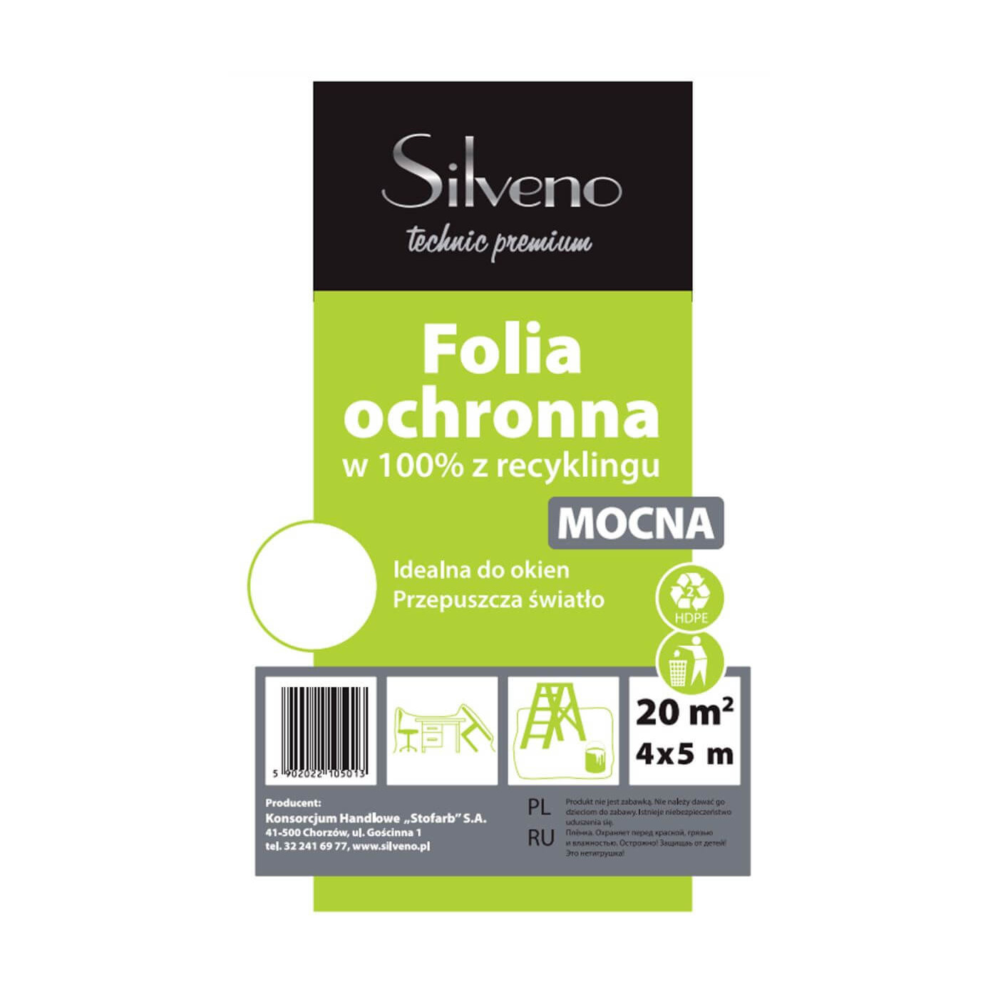 Folia Ochronna 4x5 Mocna z Recyklingu Silveno Folia Ochronna 4x5 Mocna z Recyklingu Silveno