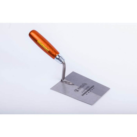 Kielnia Trapezowa Szeroka Ze Stali Sprężystej 160 mm Uchwyt Drewno Goldmurit