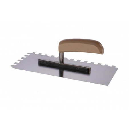 Nierdzewna Paca Do Gipsu Gryf Aluminium Uchwyt Drewno 270 mm Popularna Ząb 8x8 mm Goldmurit