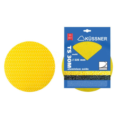 Krążek Ścierny TS30M Multiotworowany Śr.225 mm P120 3 Szt. Kussner