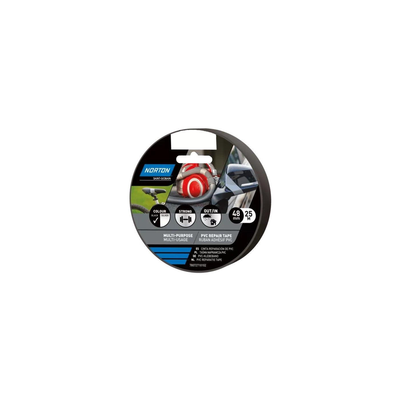 Taśma Naprawcza PVC 48mm Norton Taśma Naprawcza PVC 48mm Norton