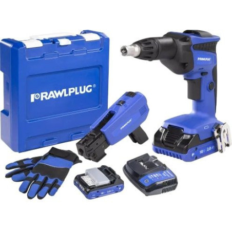 Wkrętarka Do Płyt G-K 18V R-PDS18-M2A Zestaw Rawlplug