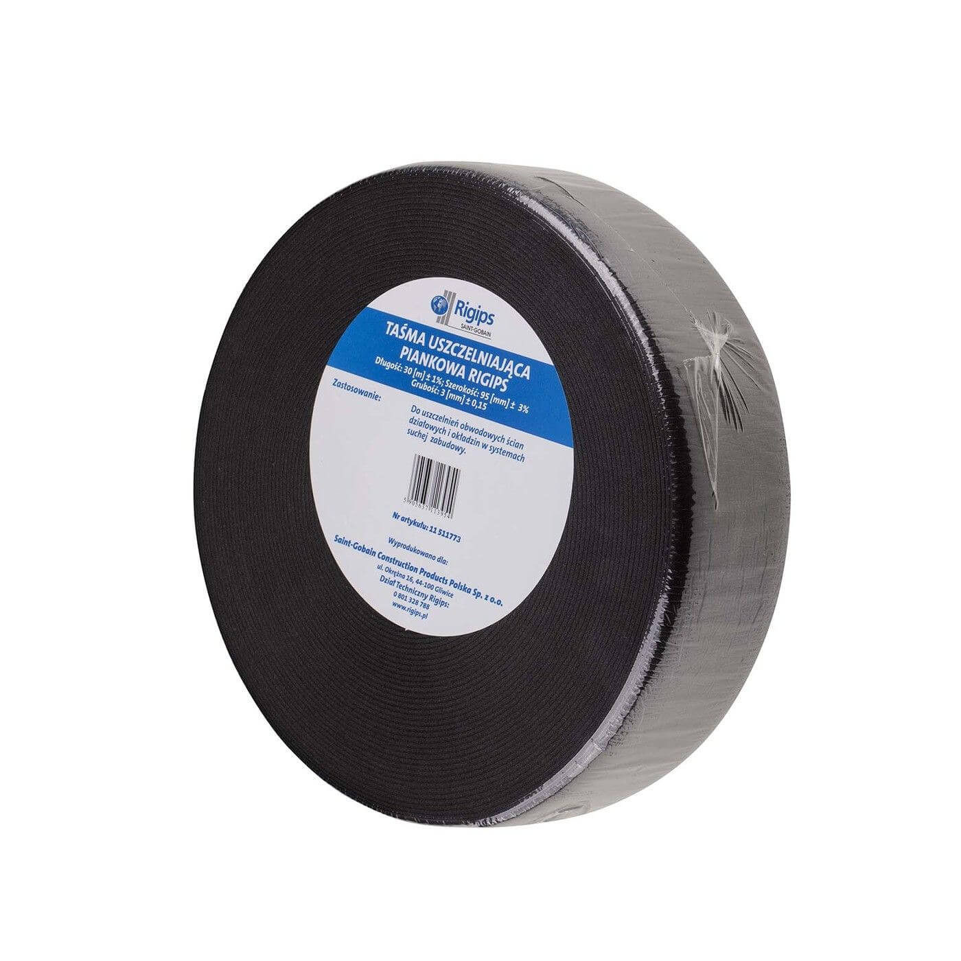 Taśma Akustyczna Uszczelniająca Piankowa 95mm x 30mb Rigips Taśma Akustyczna Uszczelniająca Piankowa 95mm x 30mb Rigips