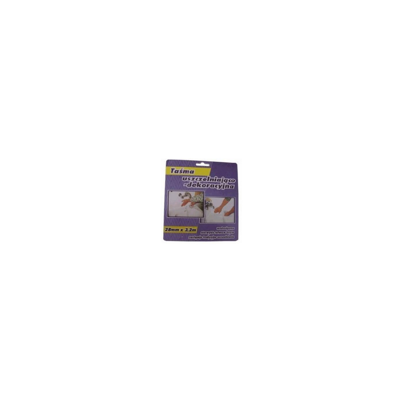 Taśma Wykończeniowa Silikonowa 28mm x 3,2m Unimet Taśma Wykończeniowa Silikonowa 28mm x 3,2m Unimet