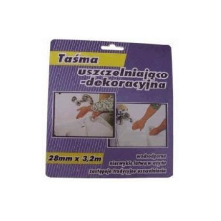 Taśma Wykończeniowa Silikonowa 28mm x 3,2m Unimet