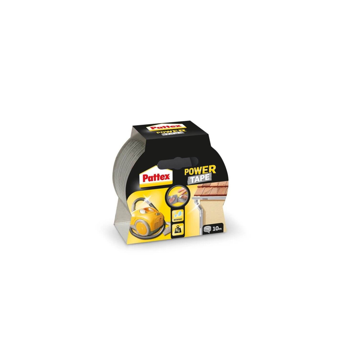 Taśma Pattex Power Tape 10 m x 50 mm Srebrny Henkel Taśma Pattex Power Tape 10 m x 50 mm Srebrny Henkel