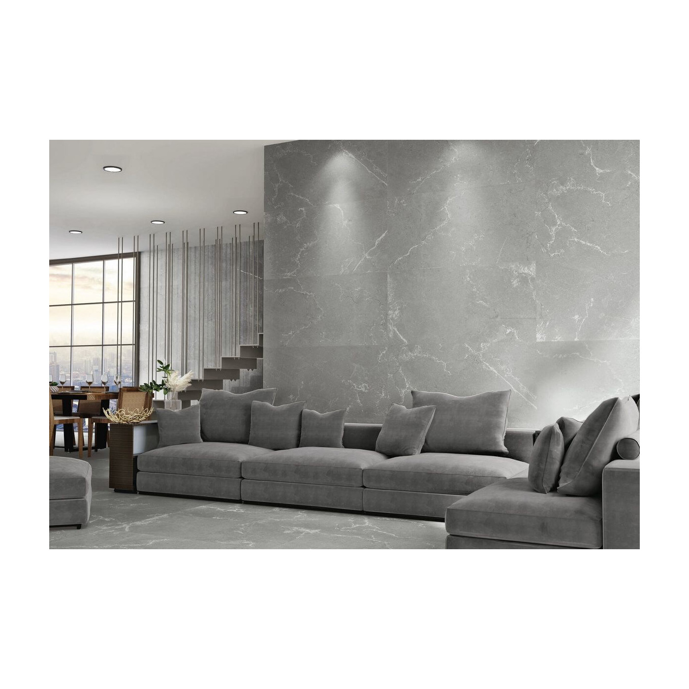 Płytka Podłogowa Kingstone Grey 60x60 AB Płytka Podłogowa Kingstone Grey 60x60 AB