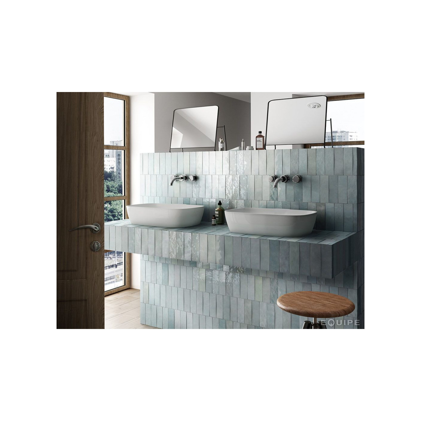 Płytka Ścienna Artisan Aqua Połysk 6,5x20 Equipe Płytka Ścienna Artisan Aqua Połysk 6,5x20 Equipe