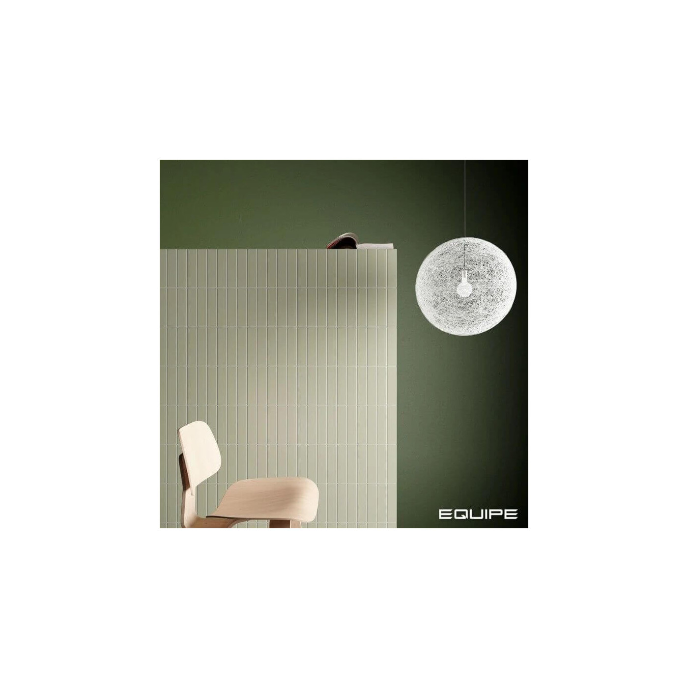 Płytka Ścienna Costa Nova Praia Tansy Green Mat 5x20 Equipe Płytka Ścienna Costa Nova Praia Tansy Green Mat 5x20 Equipe