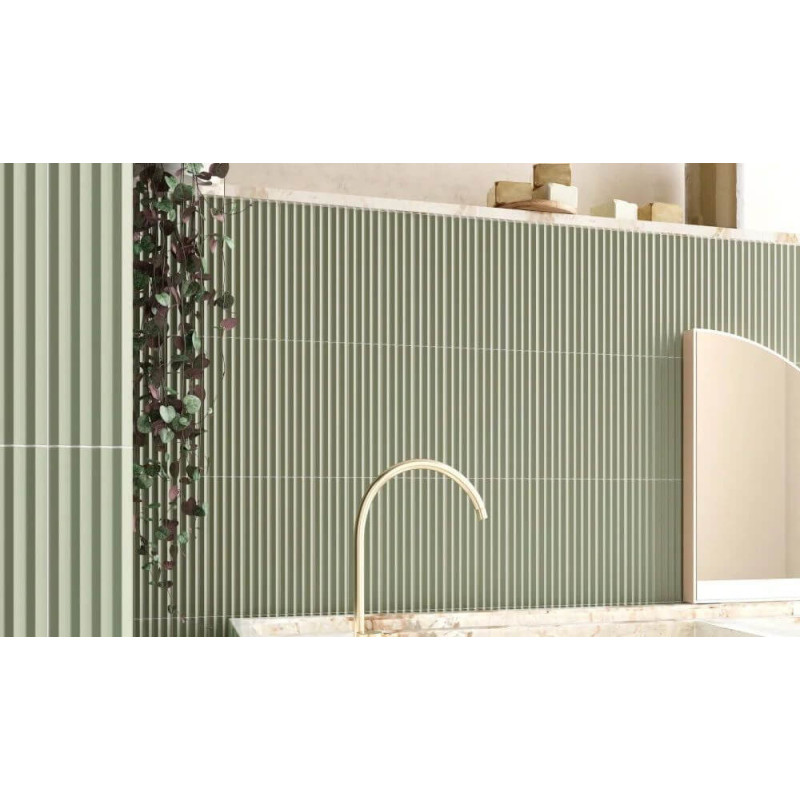Płytka Ścienna Costa Nova Praia Tansy Green Mat 5x20 Equipe Płytka Ścienna Costa Nova Praia Tansy Green Mat 5x20 Equipe