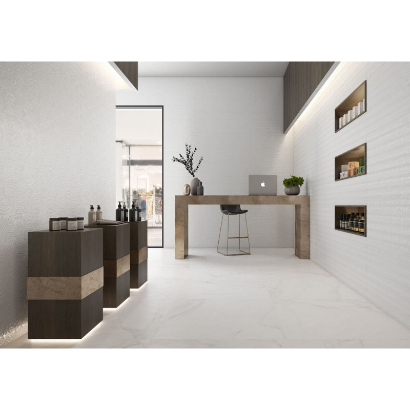 Płytka Ścienna Glaze Blanco 30x90 Saloni Ceramica Płytka Ścienna Glaze Blanco 30x90 Saloni Ceramica