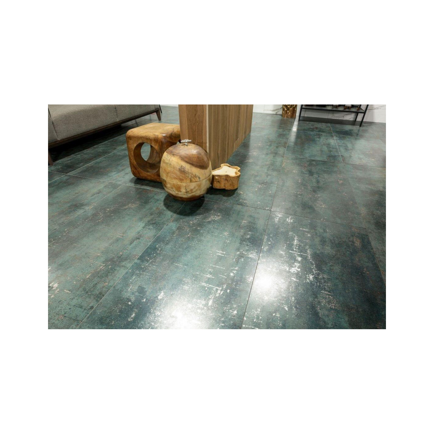 Płytka Podłogowa Metal Seagreen Lappato 60x120 Tau Ceramica Płytka Podłogowa Metal Seagreen Lappato 60x120 Tau Ceramica