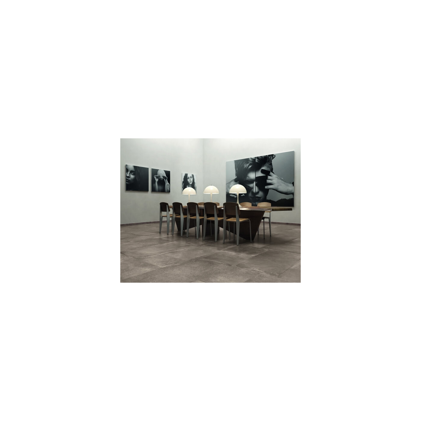 Płytka Gresowa Unika Grey Rect. 60x60 ABK Ceramiche Płytka Gresowa Unika Grey Rect. 60x60 ABK Ceramiche