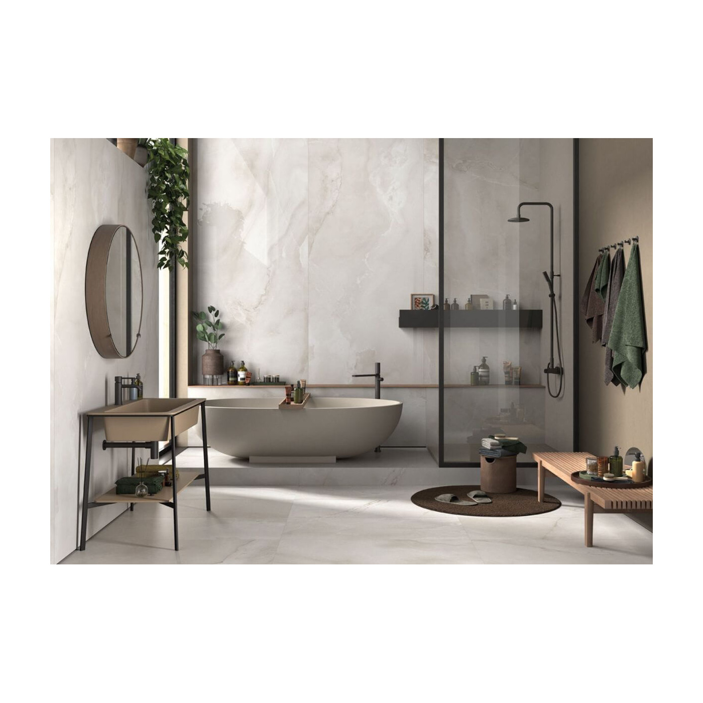 Płytka Podłogowa The Room ABS WH6 120RM 120x120 Imola Płytka Podłogowa The Room ABS WH6 120RM 120x120 Imola