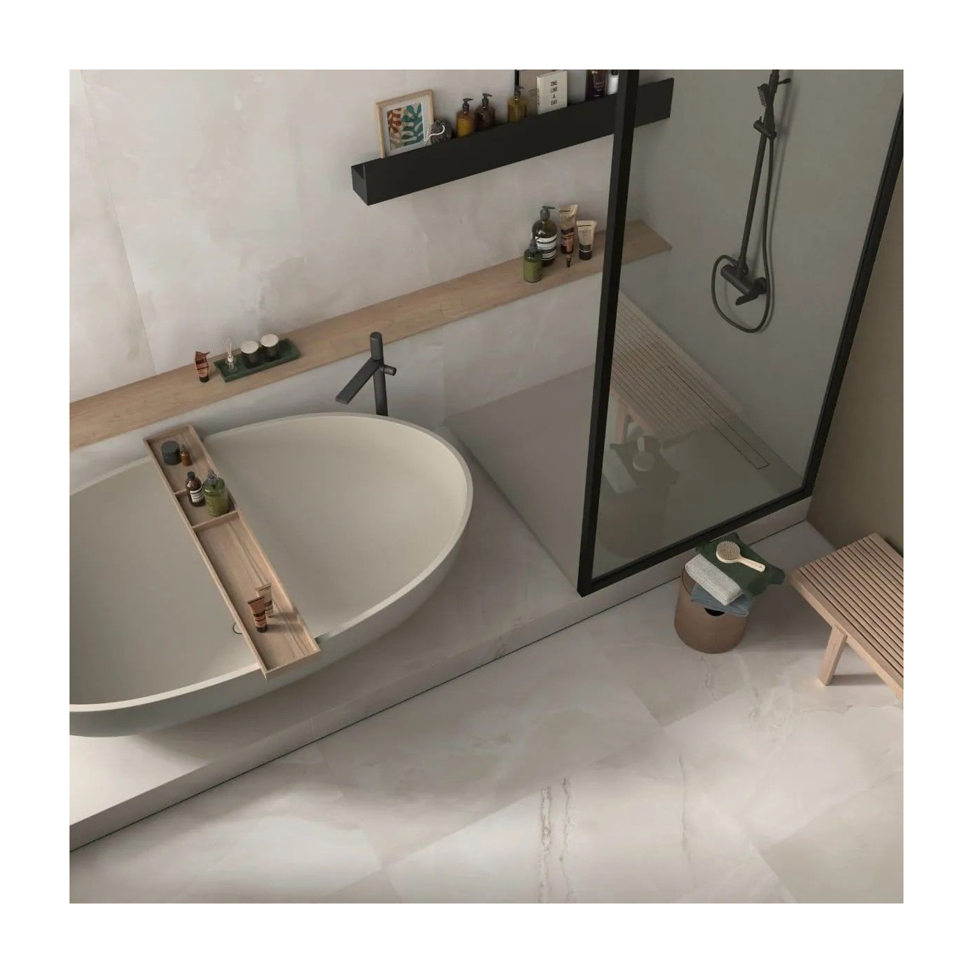 Płytka Podłogowa The Room ABS WH6 12LP 60x120 Imola Płytka Podłogowa The Room ABS WH6 12LP 60x120 Imola