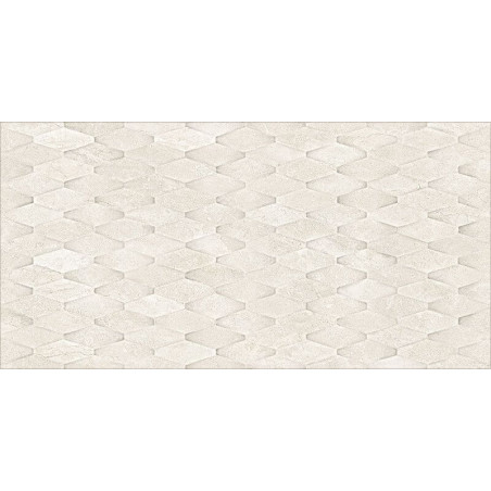 Gres Podłogowy Thermae Milk Struttura Mesh Rekt. 60x120 Novabell