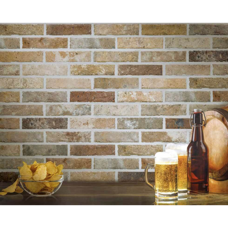 Płytka Cegłopodobna Tribeca Multicolor 6x25 Rondine Płytka Cegłopodobna Tribeca Multicolor 6x25 Rondine