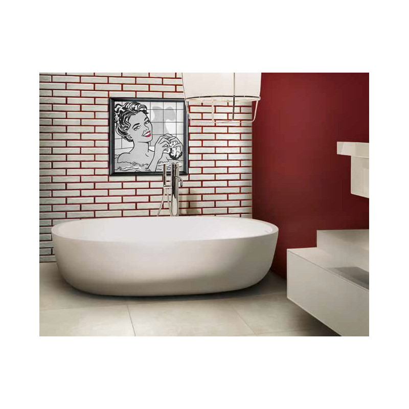 Płytka Cegłopodobna Tribeca White 6x25 Rondine Płytka Cegłopodobna Tribeca White 6x25 Rondine