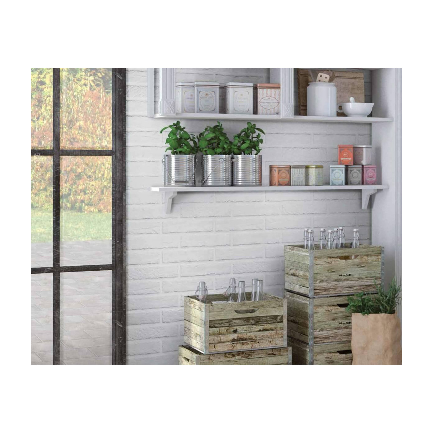 Płytka Cegłopodobna Tribeca White 6x25 Rondine Płytka Cegłopodobna Tribeca White 6x25 Rondine