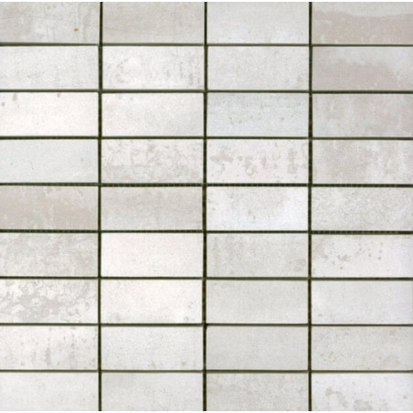 Corten Blanco Mosaico Pulido 30x30 Tau Ceramica