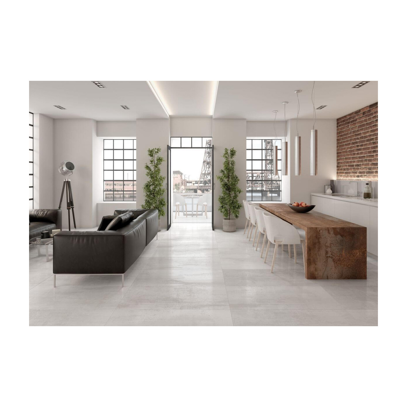 Płytka Podłogowa Corten Blanco Pulido 60x120 Tau Ceramica Płytka Podłogowa Corten Blanco Pulido 60x120 Tau Ceramica