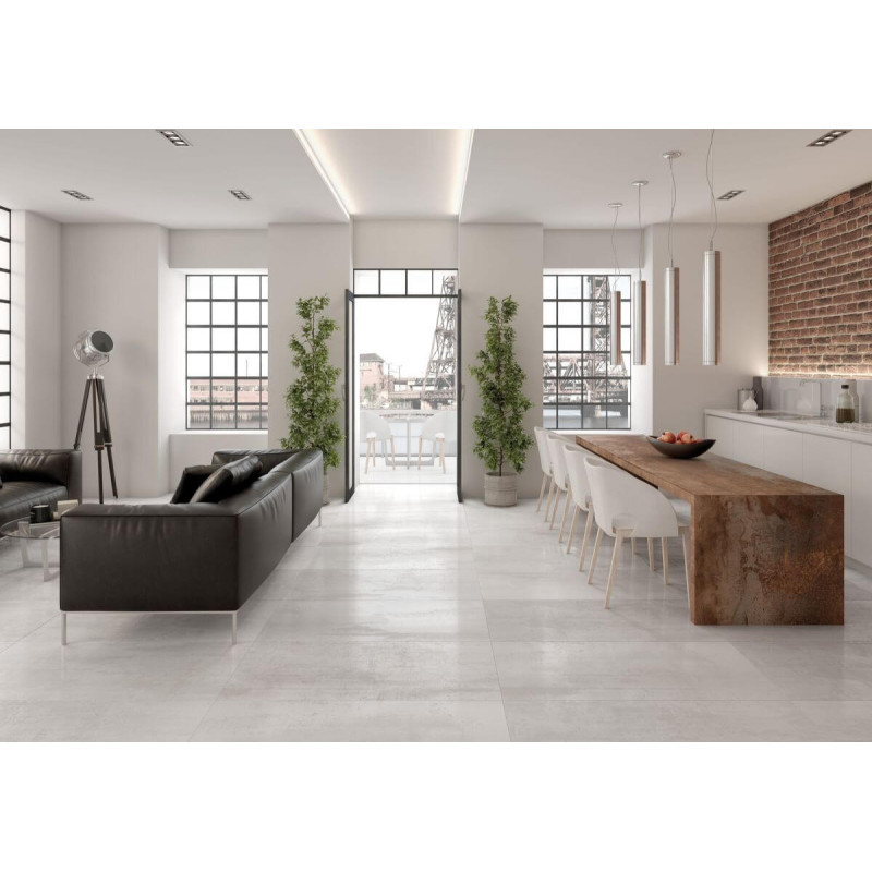 Płytka Podłogowa Corten Blanco Pulido 60x120 Tau Ceramica Płytka Podłogowa Corten Blanco Pulido 60x120 Tau Ceramica