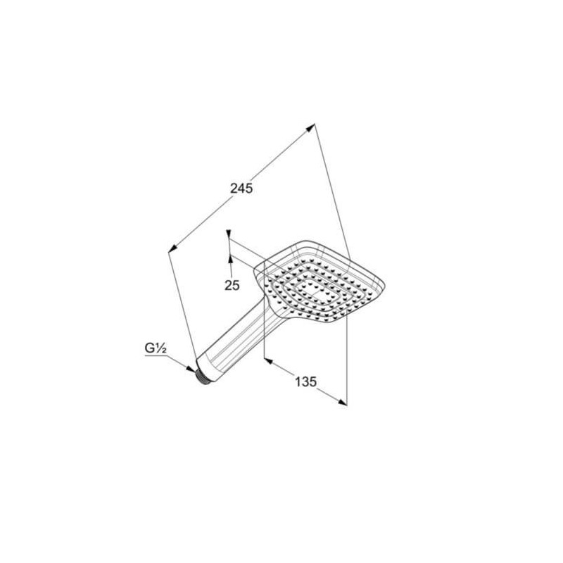 Rączka Natrysku CL 1S Freshline 6450005-00 Kludi Rączka Natrysku CL 1S Freshline 6450005-00 Kludi