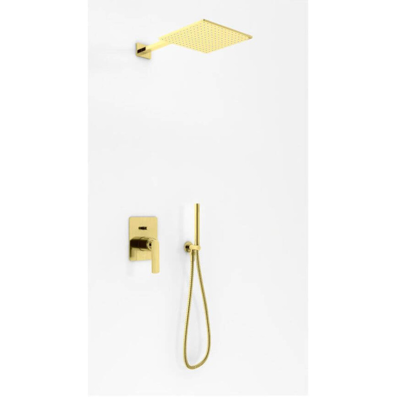Zestaw Prysznicowy Experience Brushed Gold QW210EGDBQ30 Kohlman Zestaw Prysznicowy Experience Brushed Gold QW210EGDBQ30 Kohlman