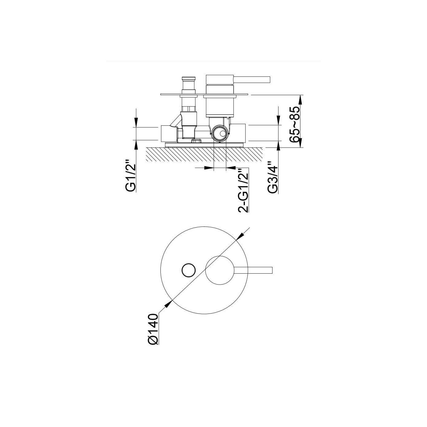 Zestaw Prysznicowy Axel Black QW210ABR30 Kohlman Zestaw Prysznicowy Axel Black QW210ABR30 Kohlman