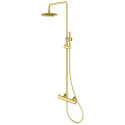 Zestaw Prysznicowy Z Teromostatem Axel Gold QW273AGD Kohlman Zestaw Prysznicowy Z Teromostatem Axel Gold QW273AGD Kohlman