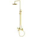 Zestaw Prysznicowy Axel Gold QW277AGD Kohlman Zestaw Prysznicowy Axel Gold QW277AGD Kohlman