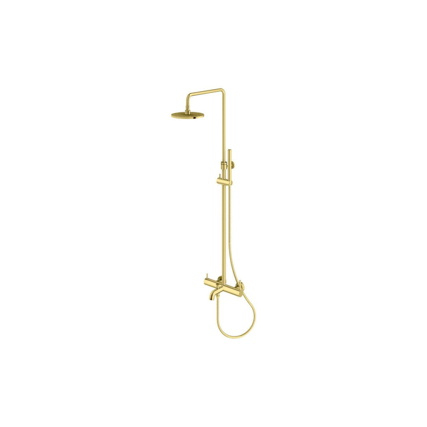 Zestaw Prysznicowy Axel Gold QW277AGD Kohlman Zestaw Prysznicowy Axel Gold QW277AGD Kohlman