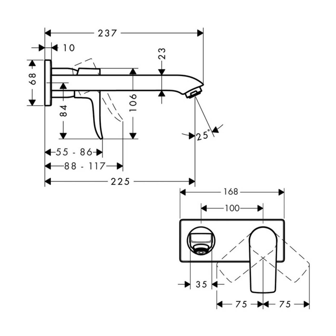 Bateria Umywalkowa Metris 31086000 Hansgrohe Bateria Umywalkowa Metris 31086000 Hansgrohe