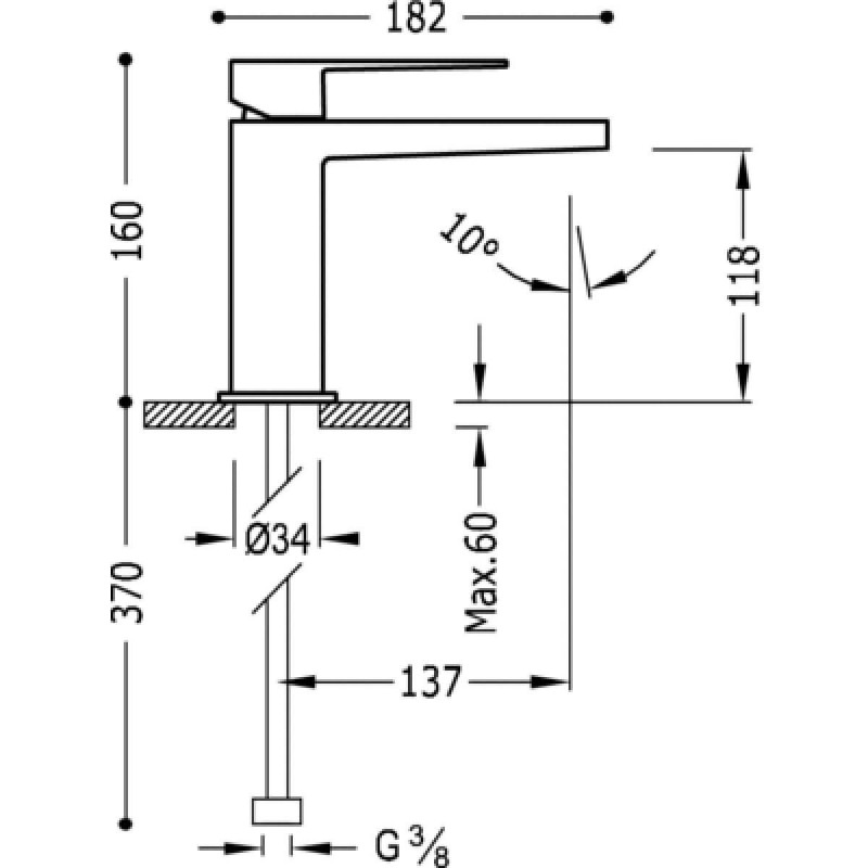 Bateria Umywalkowa Slim Exclusive 20210301 Tres Bateria Umywalkowa Slim Exclusive 20210301 Tres