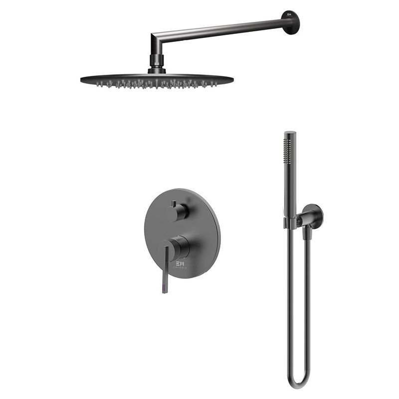Zestaw Prysznicowy Ori Gun metal ZESTAW-ORI-30-BN Emporia Zestaw Prysznicowy Ori Gun metal ZESTAW-ORI-30-BN Emporia