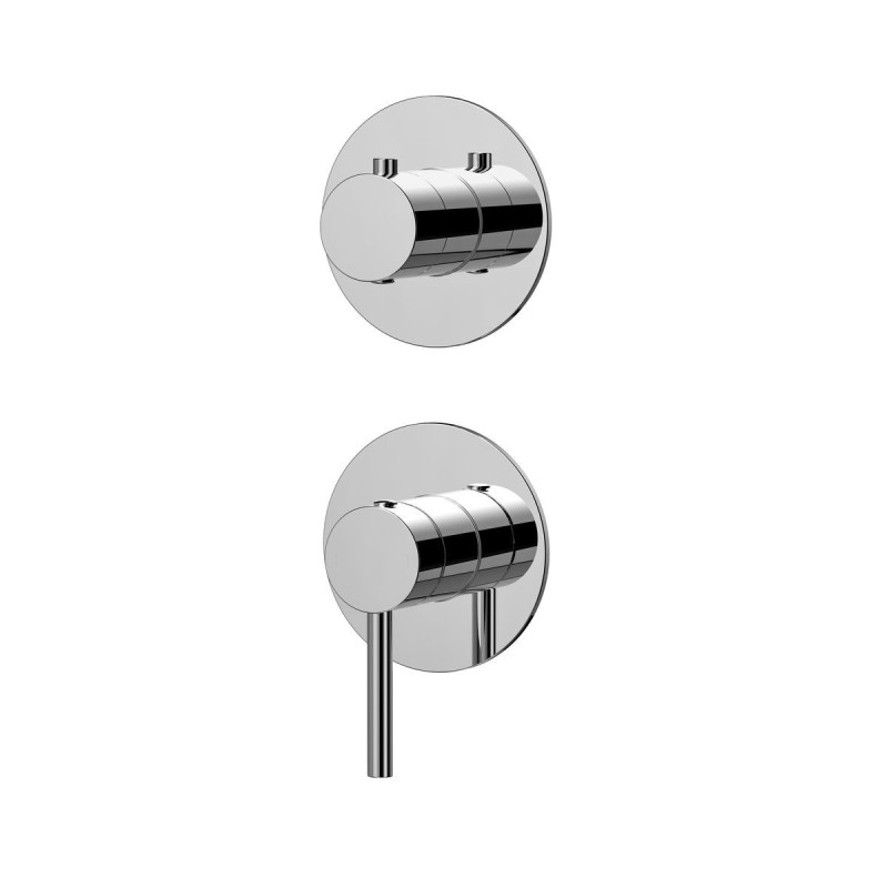 Bateria Prysznicowo Wannowa Podtynkowa Fly Chrom 03045CHR Emporia Bateria Prysznicowo Wannowa Podtynkowa Fly Chrom 03045CHR Emporia
