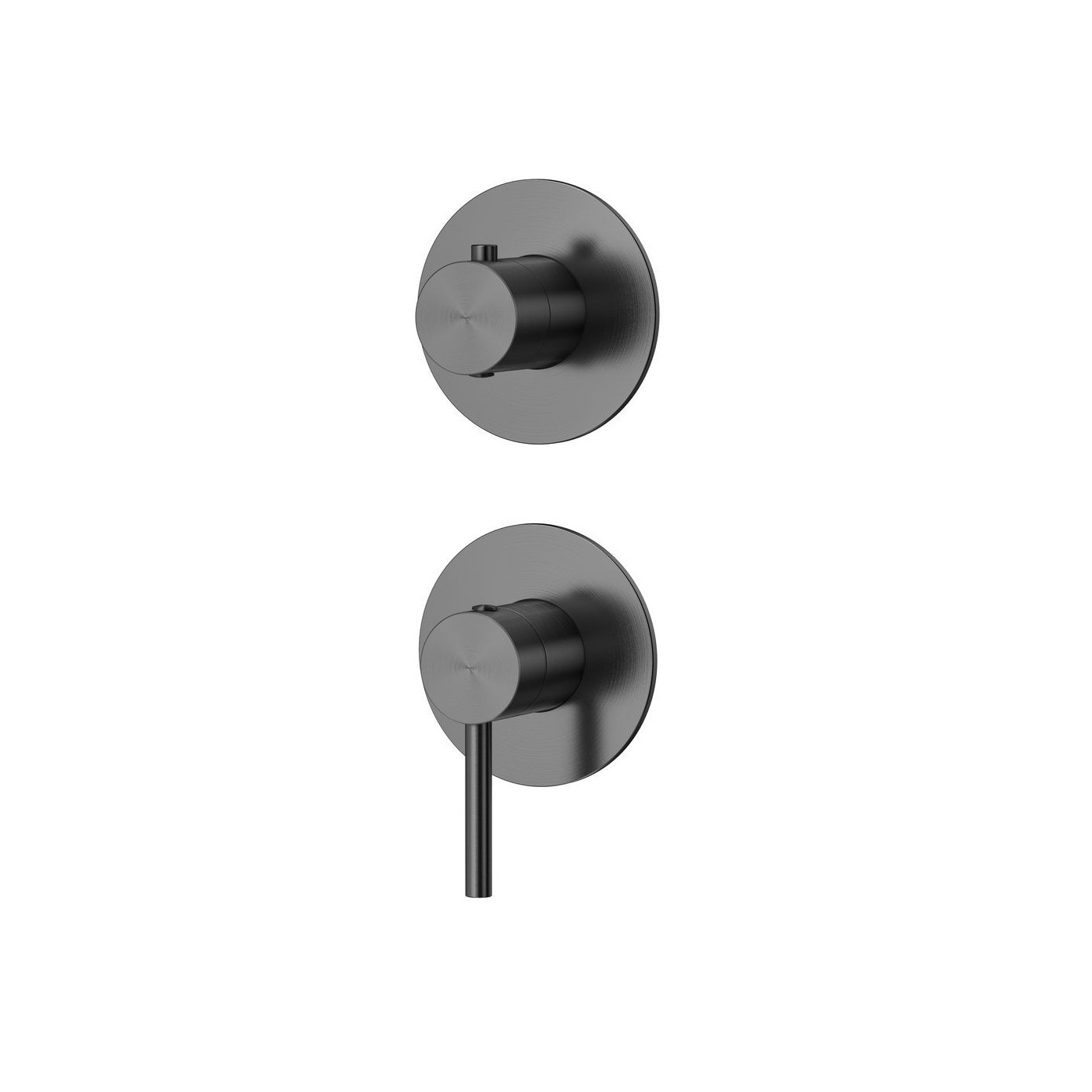 Bateria Prysznicowo Wannowa Podtynkowa Fly Gun Metal 03045BN Emporia Bateria Prysznicowo Wannowa Podtynkowa Fly Gun Metal 03045BN Emporia