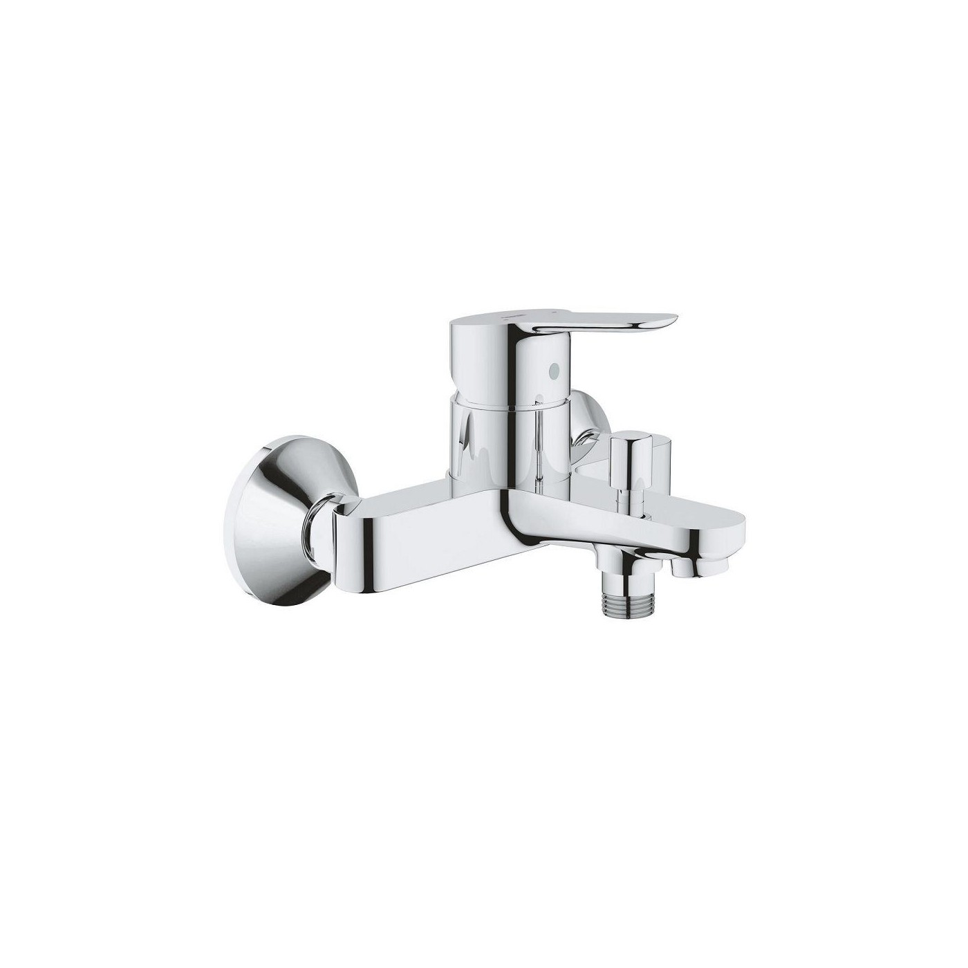 Jednouchwytowa Bateria Wannowa BauEdge Chrom 23334000 Grohe Jednouchwytowa Bateria Wannowa BauEdge Chrom 23334000 Grohe