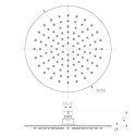 Deszczownica Okrągła 250 mm Złoty Szczotkowany PVD 04060GN-P Emporia Deszczownica Okrągła 250 mm Złoty Szczotkowany PVD 04060GN-P Emporia