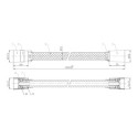 Wąż Prysznicowy 1500 mm PVC Złoty Szczotkowany PVD 040100GN-P Emporia Wąż Prysznicowy 1500 mm PVC Złoty Szczotkowany PVD 040100GN-P Emporia