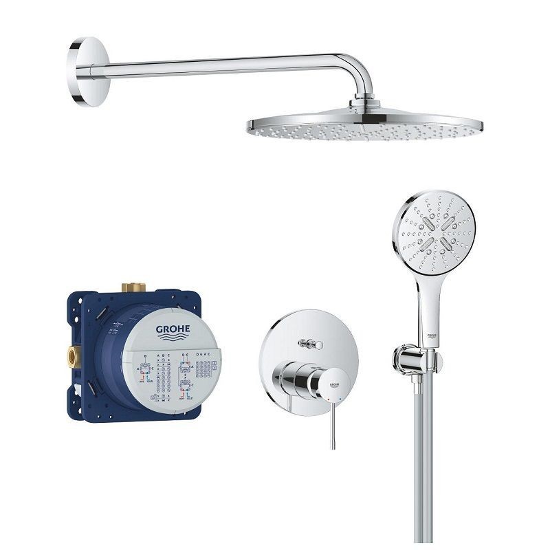 Zestaw Prysznicowy Podtynkowy Z Deszczownicą Rainshower Mono 310 Essence Chrom 25287000 Grohe Zestaw Prysznicowy Podtynkowy Z Deszczownicą Rainshower Mono 310 Essence Chrom 25287000 Grohe