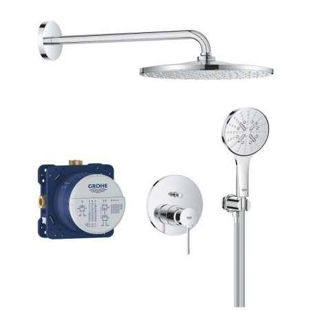 Zestaw Prysznicowy Podtynkowy Z Deszczownicą Rainshower Mono 310 Essence Chrom 25287000 Grohe