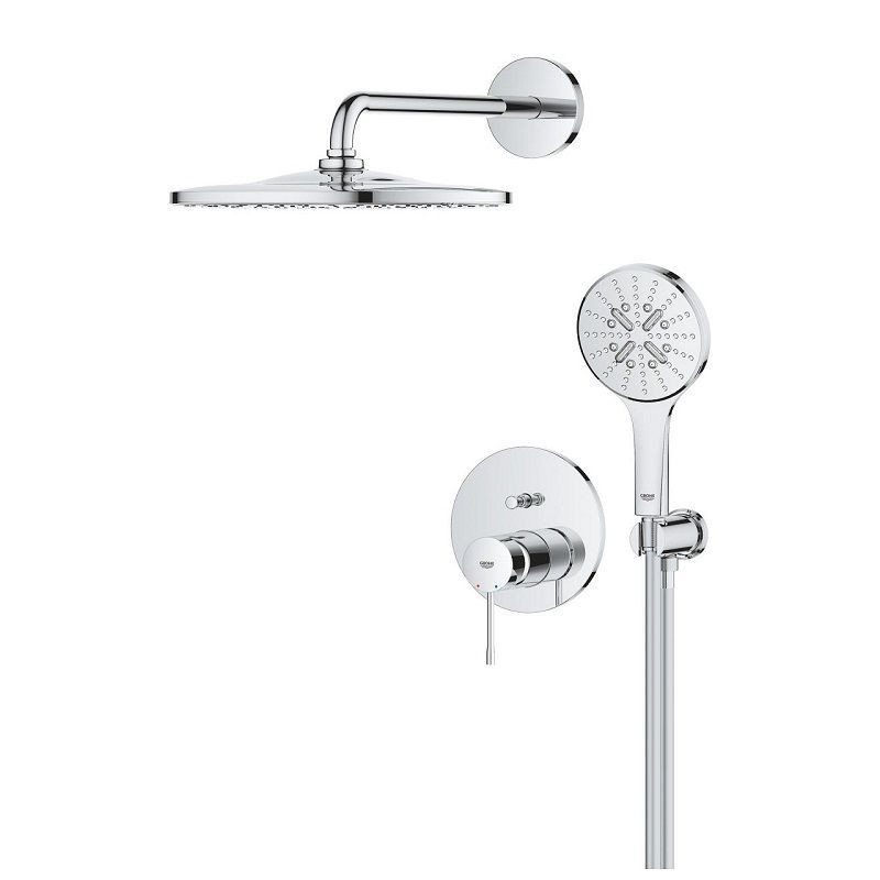 Zestaw Prysznicowy Podtynkowy Z Deszczownicą Rainshower Mono 310 Essence Chrom 25287000 Grohe Zestaw Prysznicowy Podtynkowy Z Deszczownicą Rainshower Mono 310 Essence Chrom 25287000 Grohe