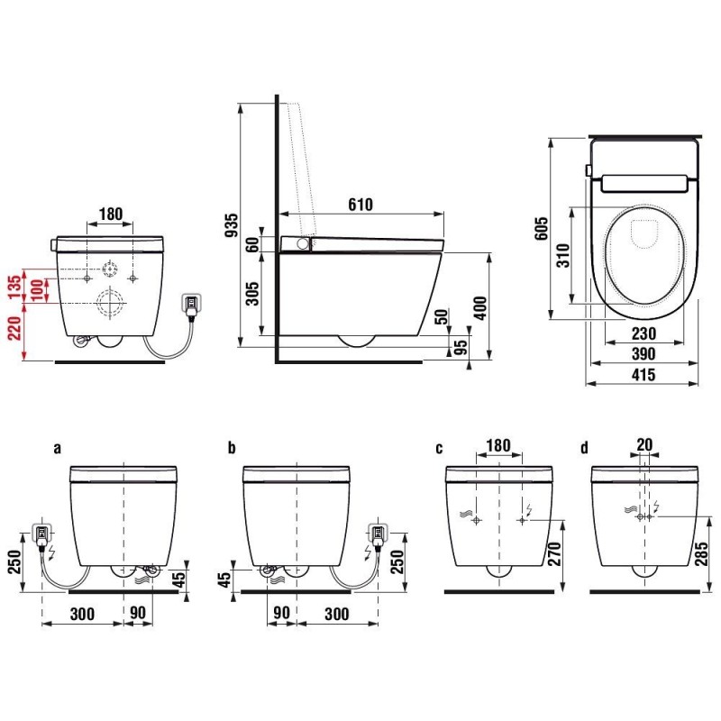 Toaleta Myjąca Wisząca Veloa Pro Smart 610x415 mm Biała H8215250000001 Emporia Toaleta Myjąca Wisząca Veloa Pro Smart 610x415 mm Biała H8215250000001 Emporia
