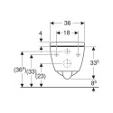 Miska WC Wisząca Rimfree iCon Z Technologią TurboFlush Z Deską Sedesową 53x35,5 503.046.00.1 Geberit Miska WC Wisząca Rimfree iCon Z Technologią TurboFlush Z Deską Sedesową 53x35,5 503.046.00.1 Geberit