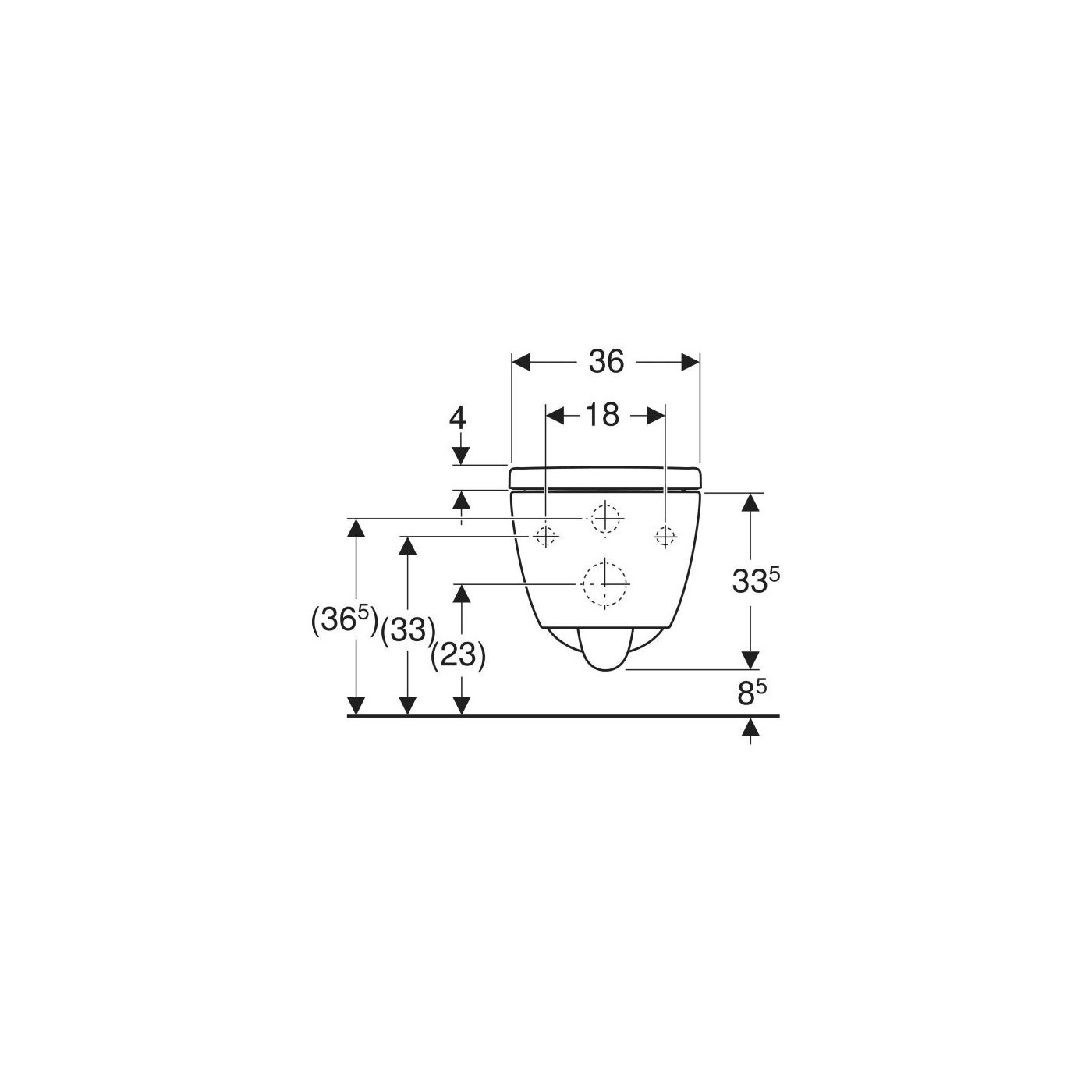 Miska WC Wisząca Rimfree iCon Z Technologią TurboFlush Z Deską Sedesową 53x35,5 503.046.00.1 Geberit Miska WC Wisząca Rimfree iCon Z Technologią TurboFlush Z Deską Sedesową 53x35,5 503.046.00.1 Geberit