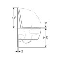 Miska WC Wisząca Rimfree iCon Z Technologią TurboFlush Z Deską Sedesową 53x35,5 503.046.00.1 Geberit Miska WC Wisząca Rimfree iCon Z Technologią TurboFlush Z Deską Sedesową 53x35,5 503.046.00.1 Geberit
