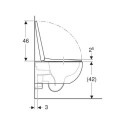 Miska WC Wisząca Rimfree Selnova Z Deską Sedesową 53x26 502.793.00.1 Geberit Miska WC Wisząca Rimfree Selnova Z Deską Sedesową 53x26 502.793.00.1 Geberit