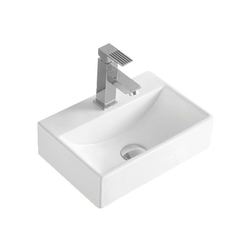 Umywalka Nablatowa 365x255x110 mm Z Otworem Na Baterię Maro Biały 8338 Emporia Umywalka Nablatowa 365x255x110 mm Z Otworem Na Baterię Maro Biały 8338 Emporia